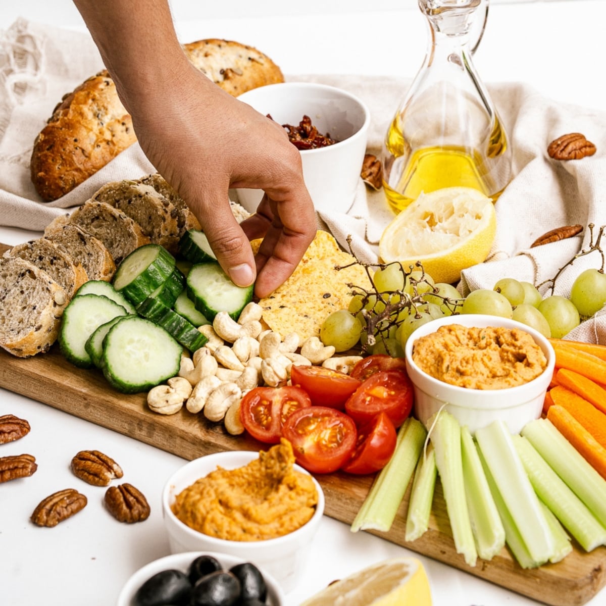Vegan sales charcuterie board