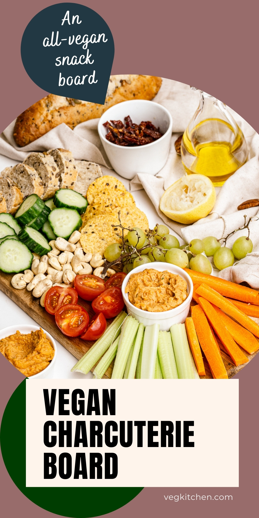 Vegan Charcuterie Board Easy Snack Board Veg Kitchen