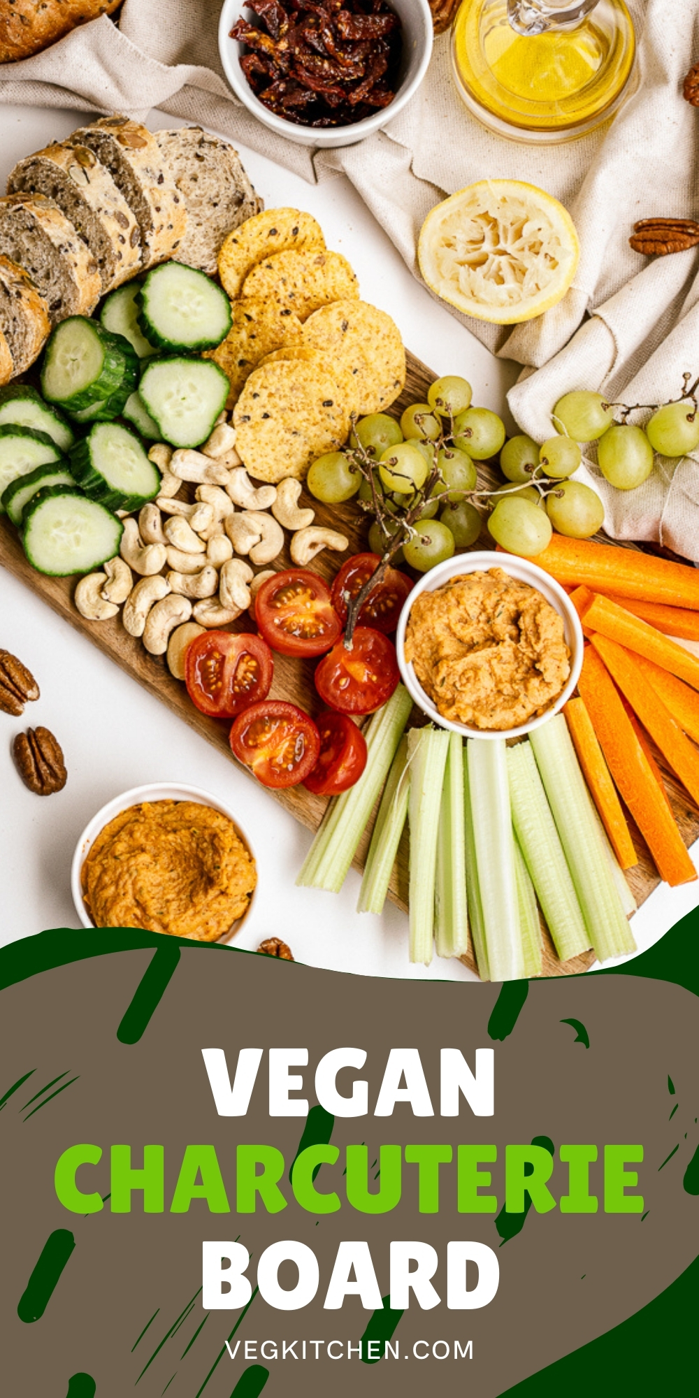 Vegan Charcuterie Board Easy Snack Board Veg Kitchen