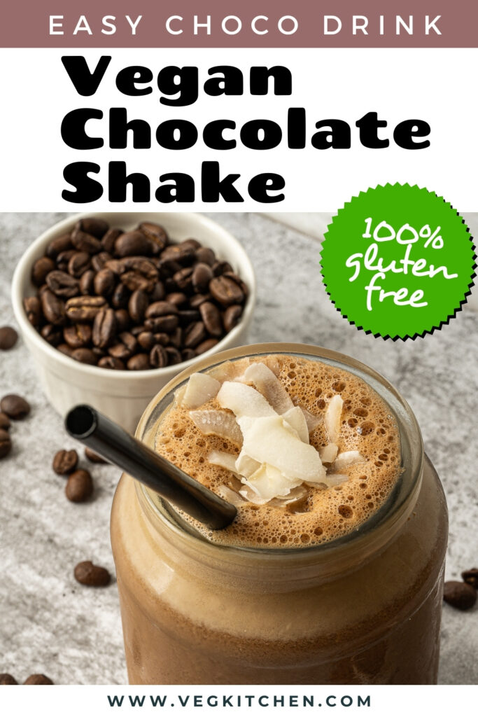 creamy and delicious vegan chocolate shake