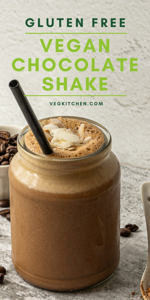 creamy and delicious vegan chocolate shake