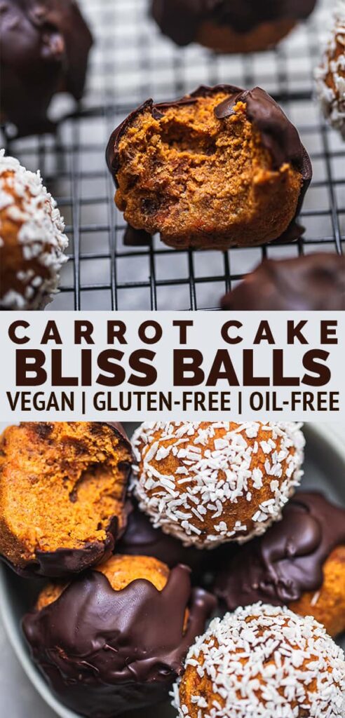 vegan carrot cake bliss balls