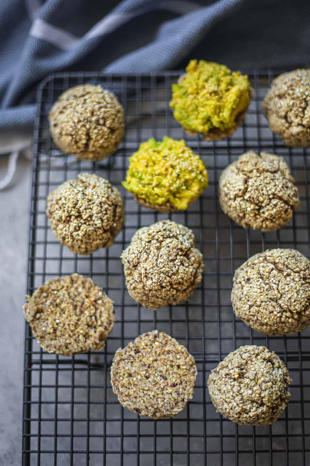 gluten-free vegan quinoa bread rolls