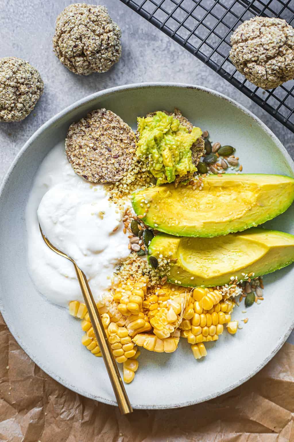 gluten-free vegan quinoa bread rolls