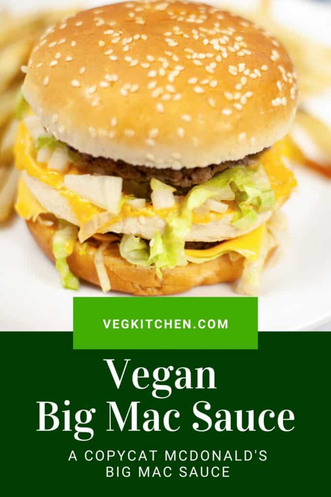 how to make vegan big mac sauce