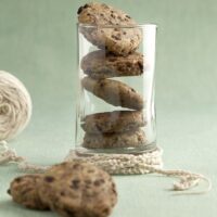 Chocolate-Flecked Pumpkin Seed Cookies