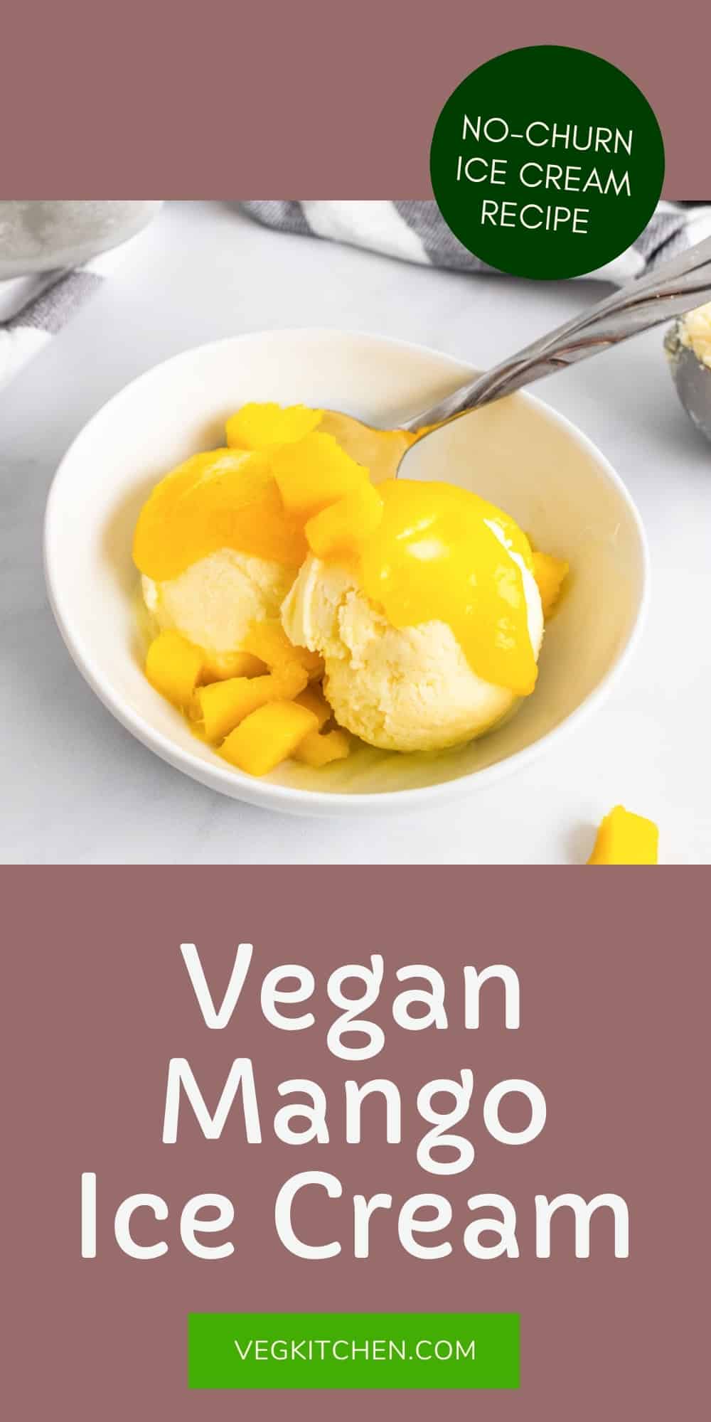 Vegan Mango Ice Cream