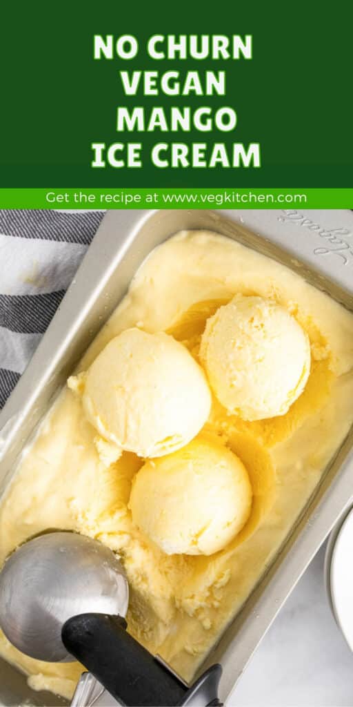 vegan mango ice cream