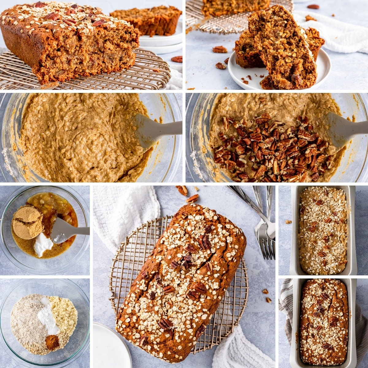 oat flour banana bread