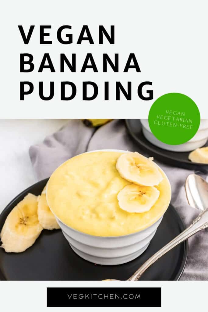 vegan banana pudding