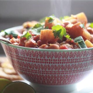 Slow Cooker Indian-Spiced Chickpeas & Potatoes