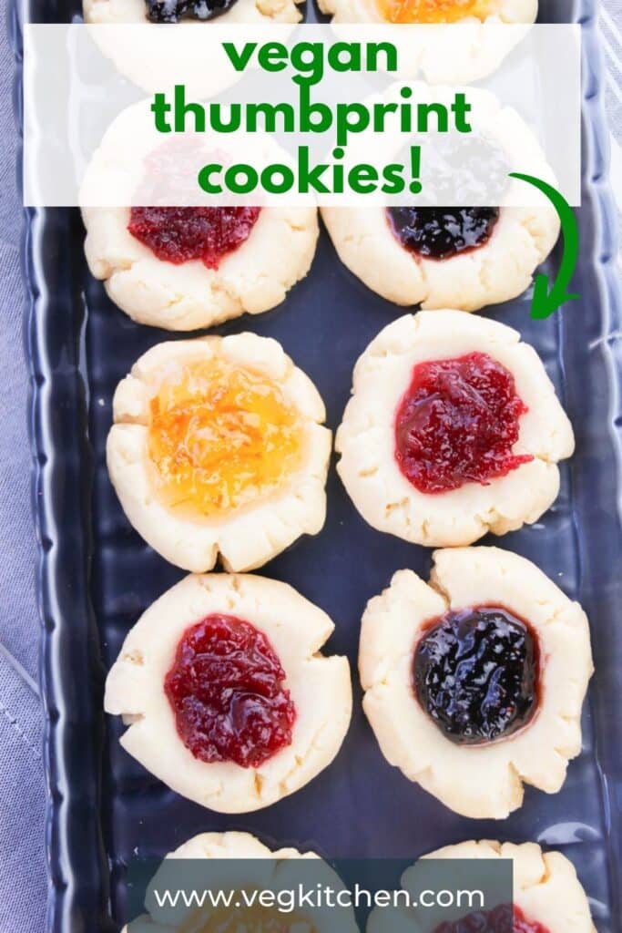 vegan thumbprint cookies