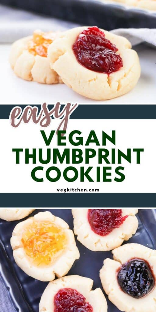 vegan thumbprint cookies