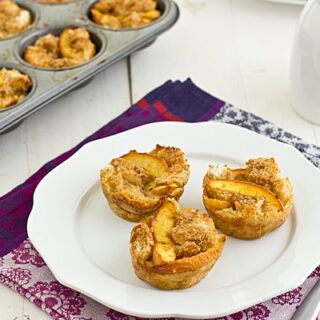 Brown Sugar Peach French Toast Cups