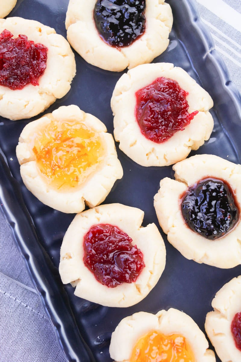 vegan thumbprint cookies