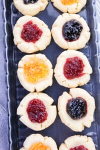 vegan thumbprint cookies