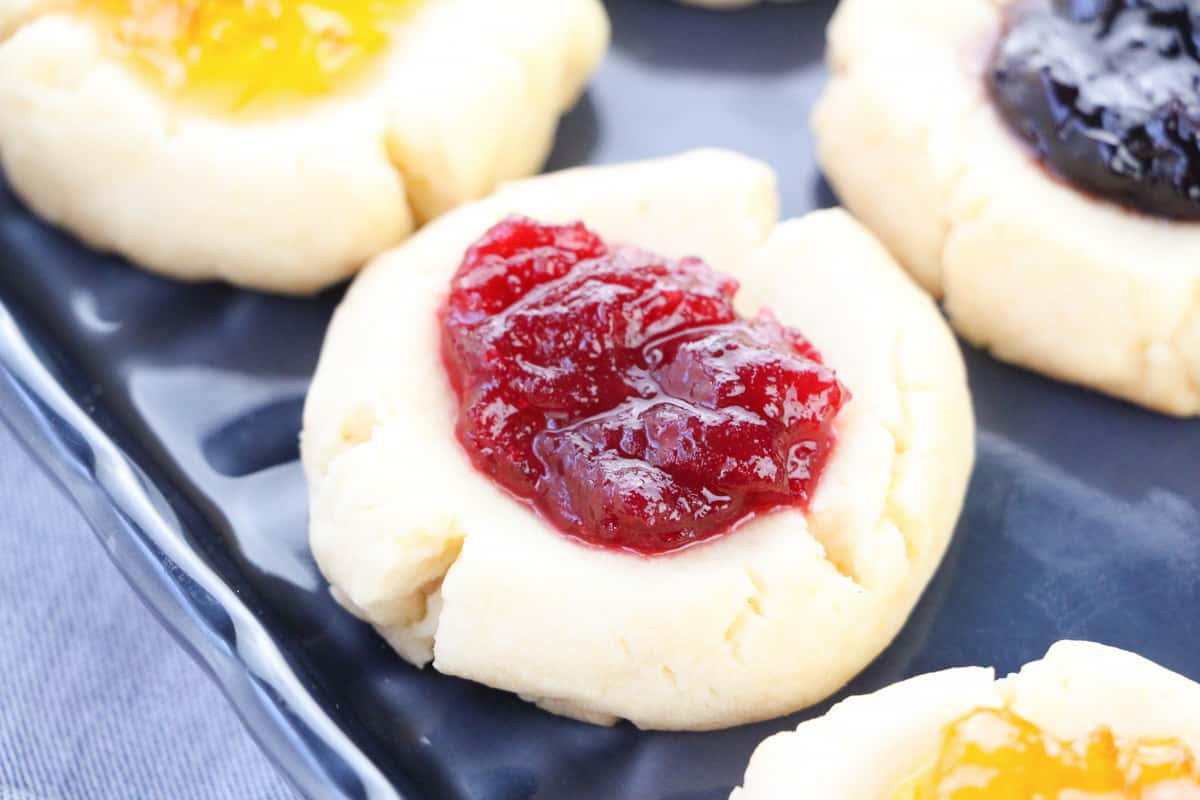 vegan thumbprint cookies