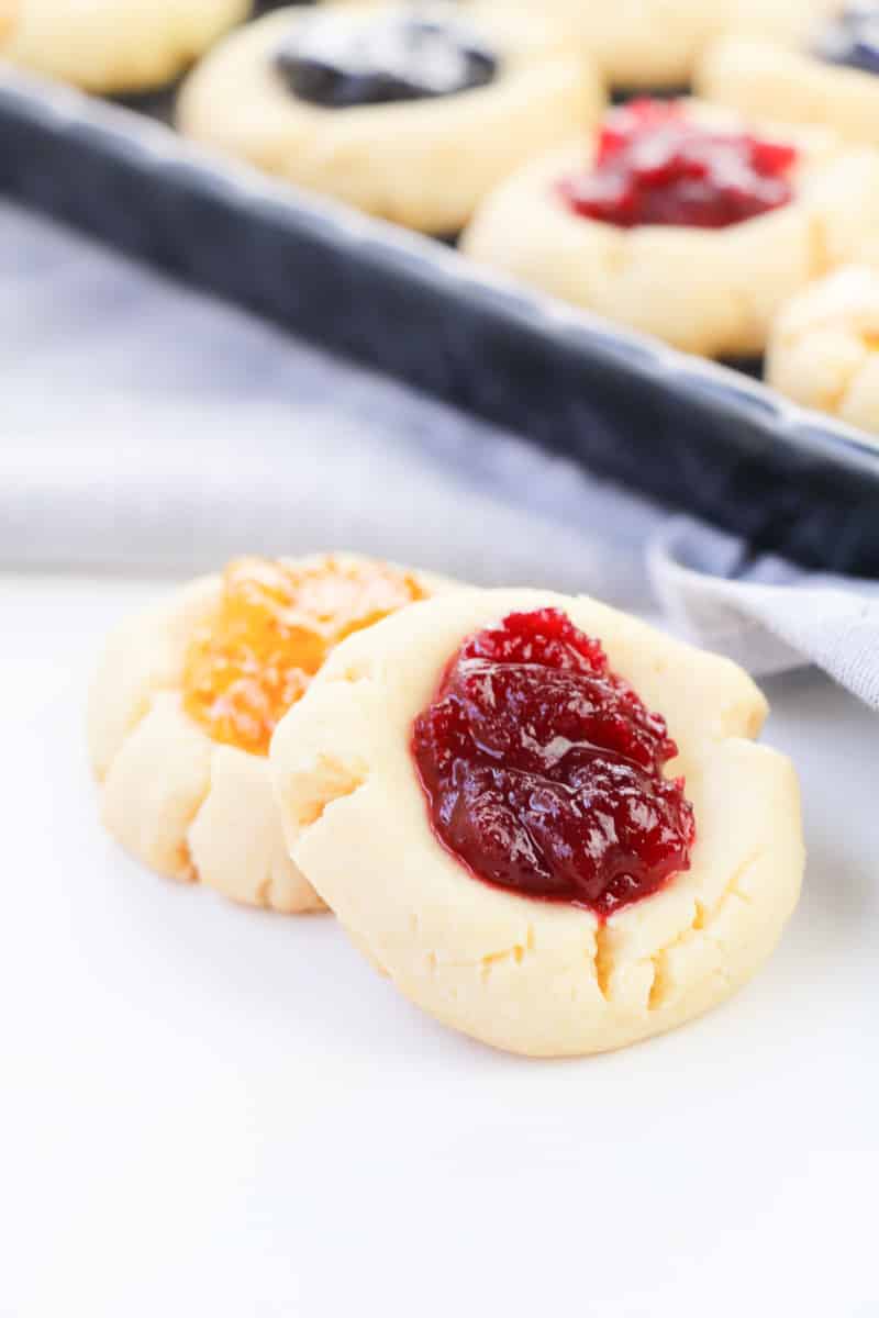 vegan thumbprint cookies