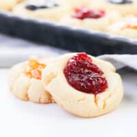 vegan thumbprint cookies