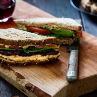 Image for The Best Vegan BLT (with Eggplant Bacon)