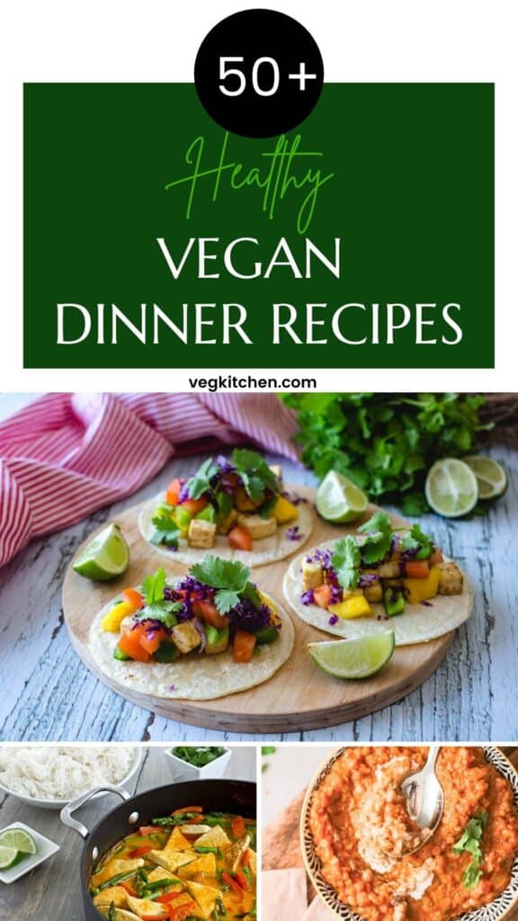 healthier VEGAN dinner recipes