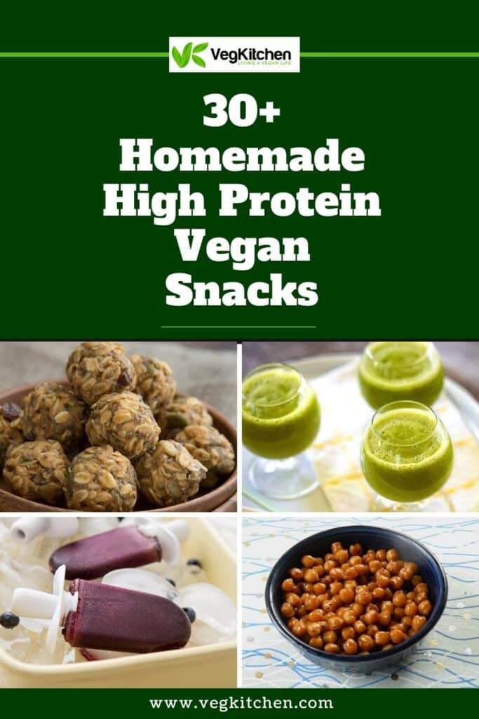 snacky recipes that are vegan and high in protein