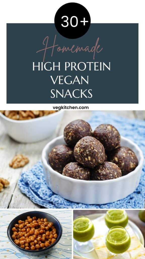 snacky recipes that are vegan and high in protein