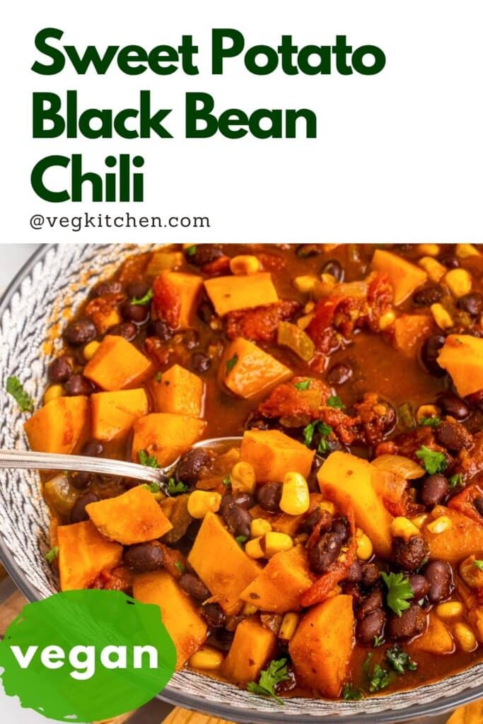 sweet potato black bean chili