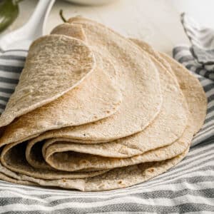 homemade flour tortillas