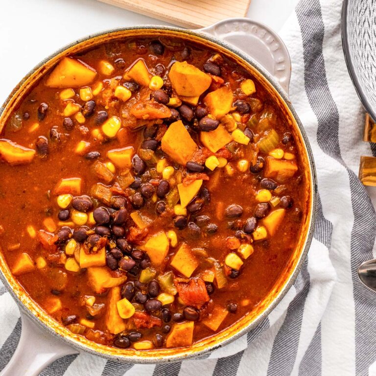 Sweet Potato Black Bean Chili Vegan recipes by VegKitchen