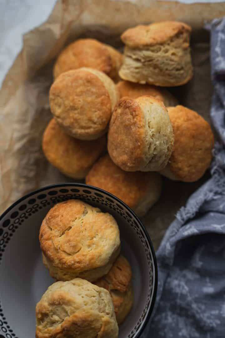 American biscuits with dairy-free buttermilk