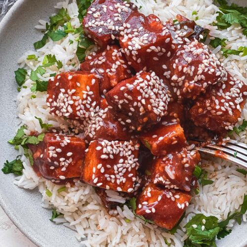 Baked BBQ Tofu - Vegan recipes by VegKitchen