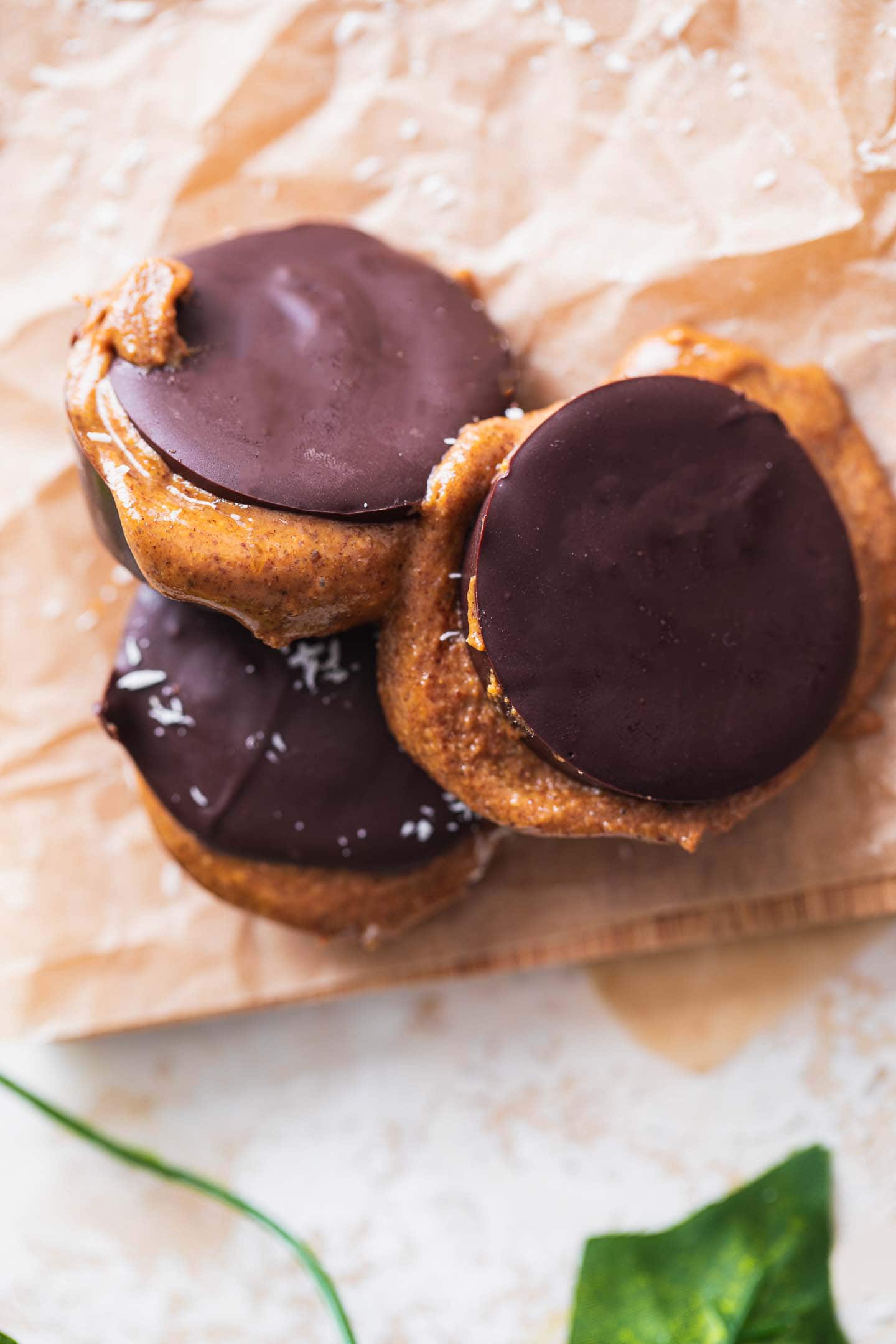 Chocolate nut butter snacks