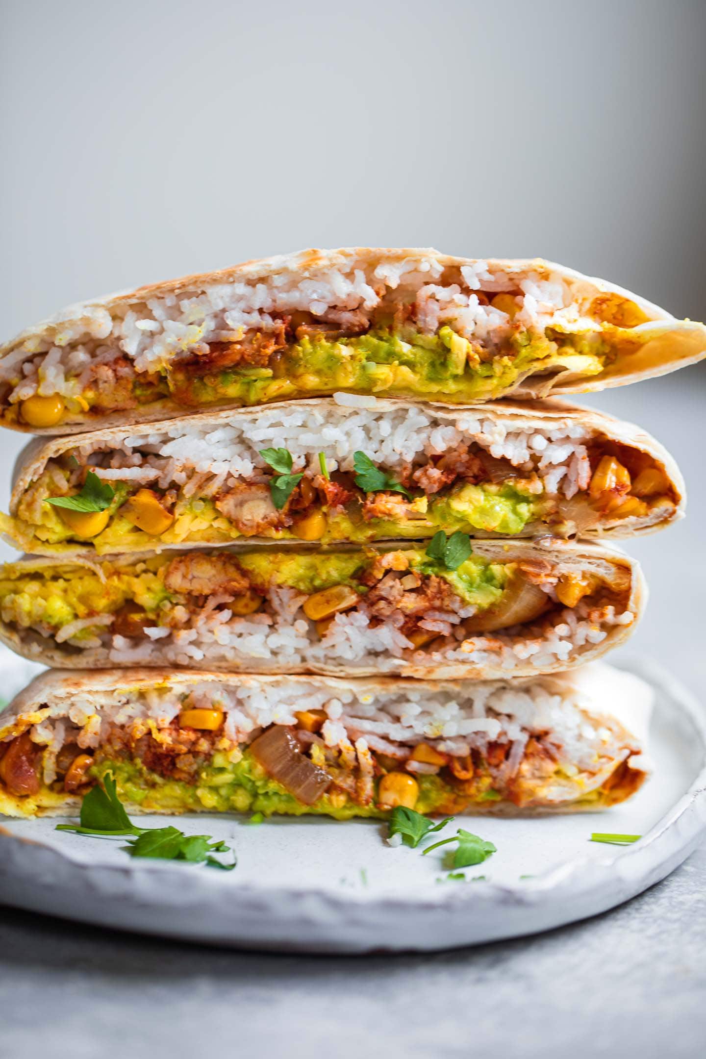 Crunchwrap Supreme with tempeh and dairy-free nacho cheese