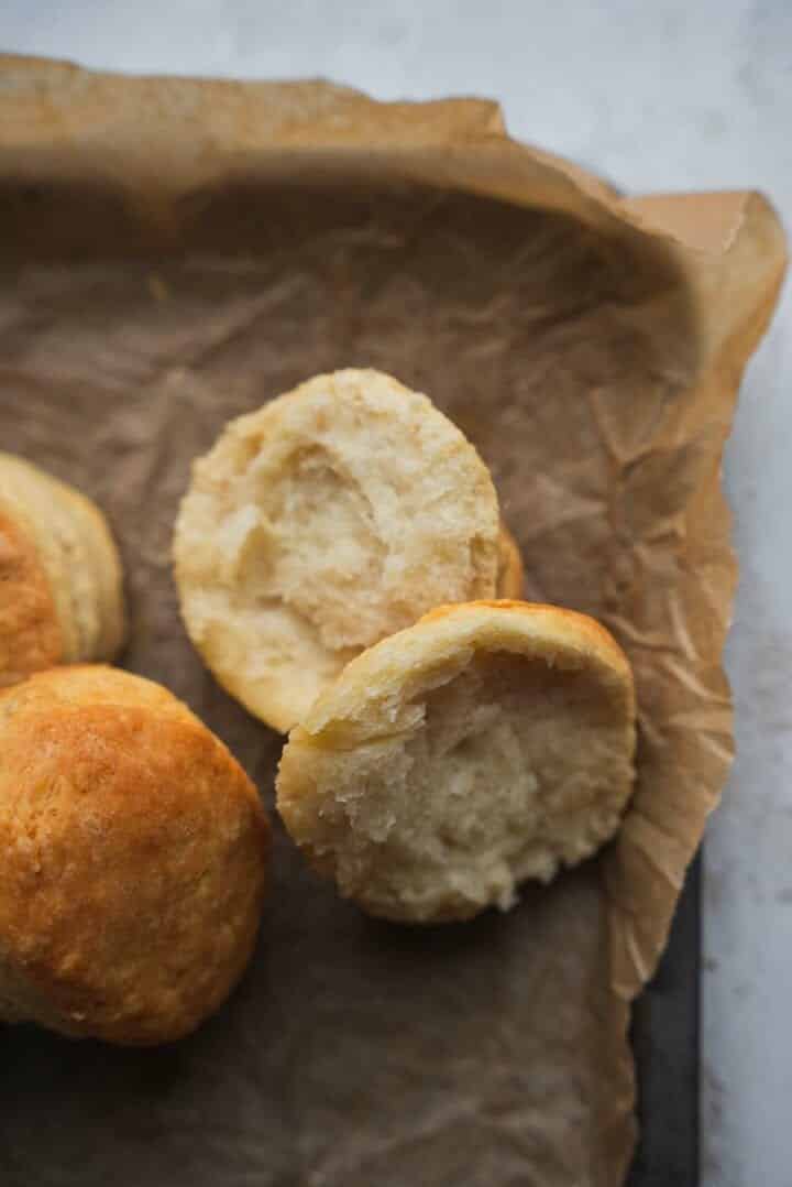 Fluffy American biscuits