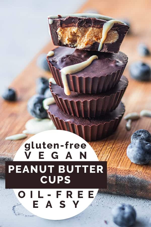 Gluten-free vegan peanut butter cups