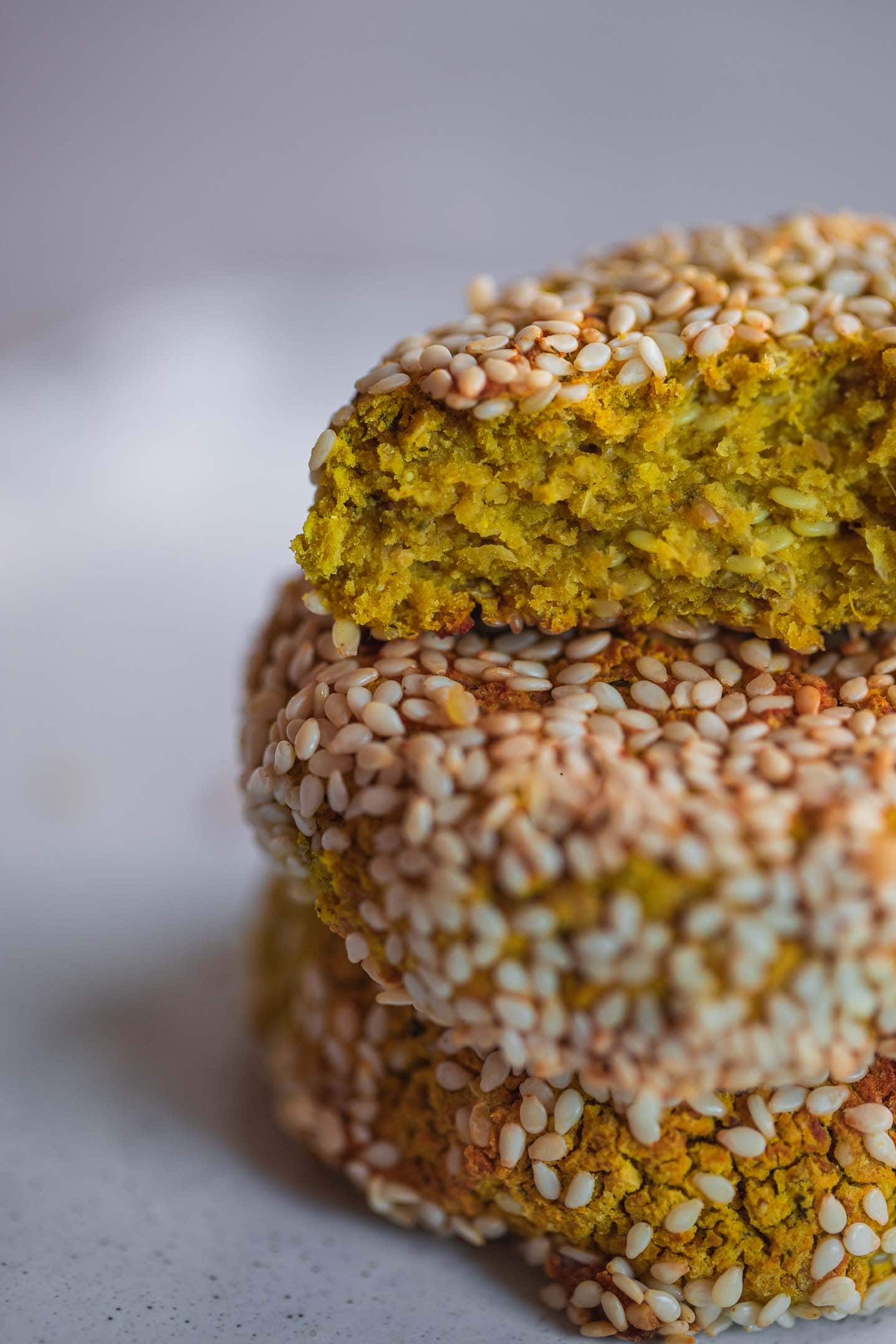 Vegan falafel on a plate