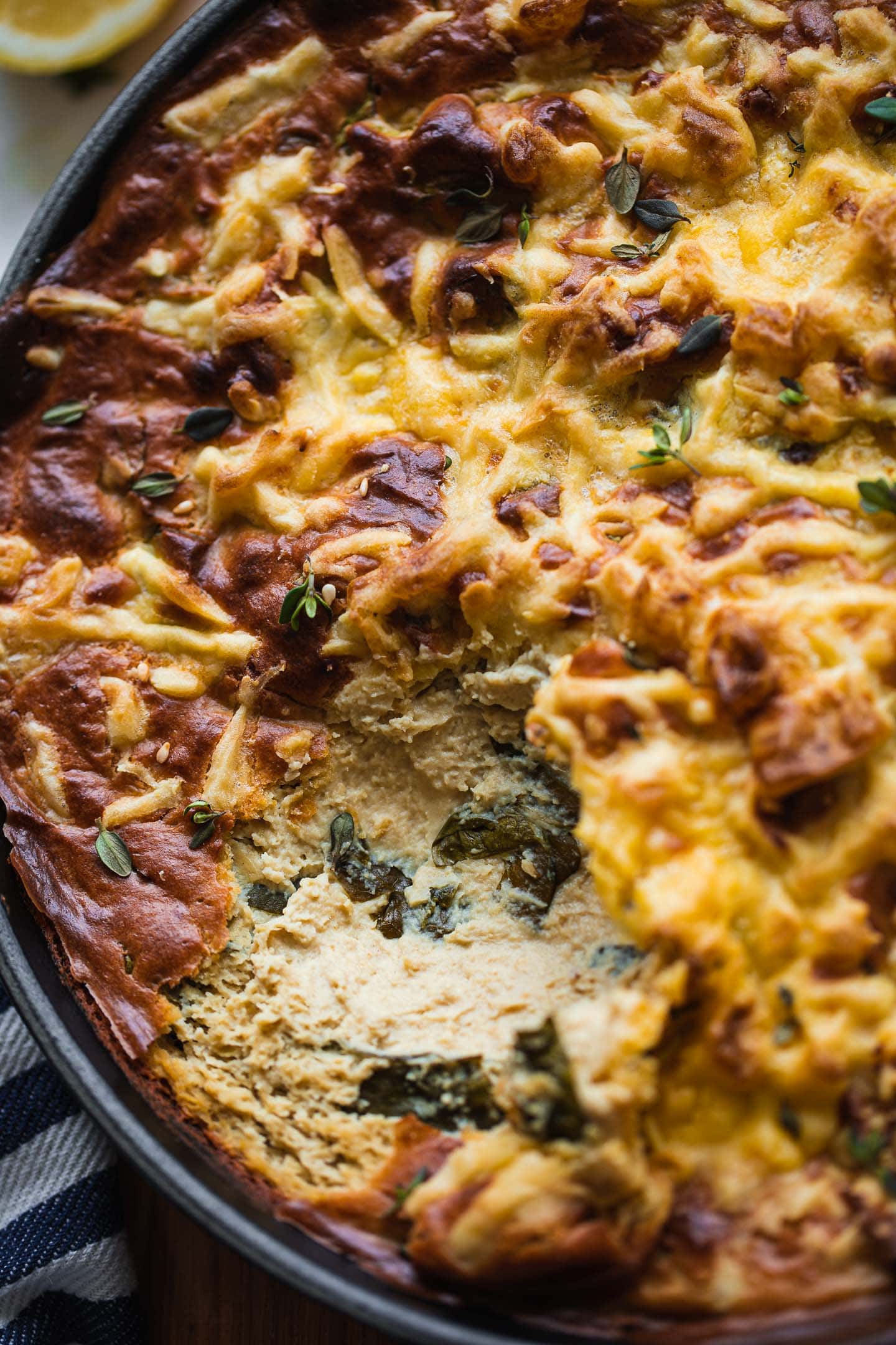 Vegan spinach artichoke dip