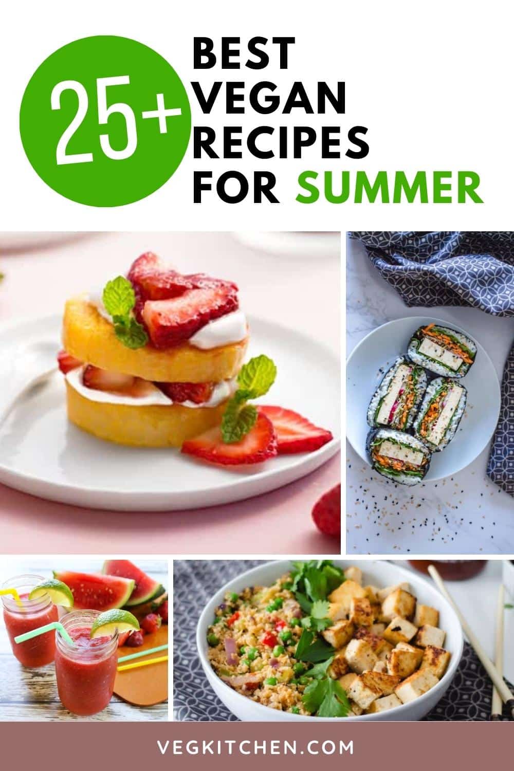 25+ Best Vegan Recipes For Summer - Vegan recipes by VegKitchen