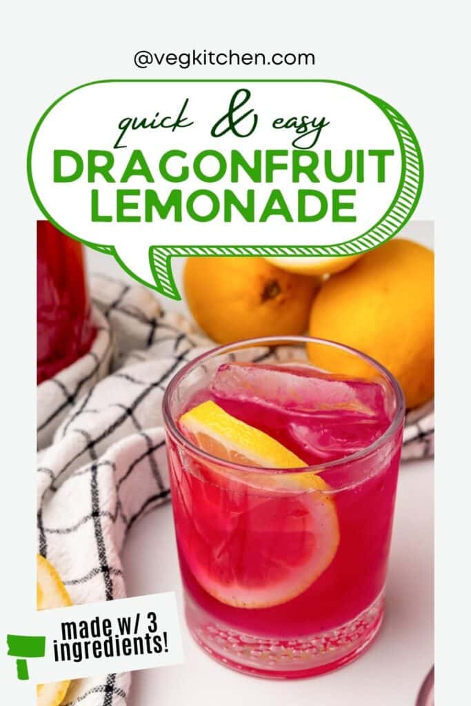 dragonfruit lemonade