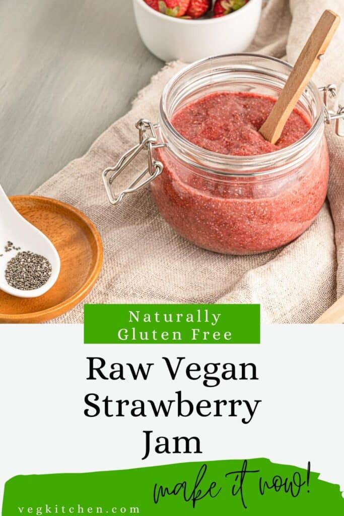 raw strawberry jam