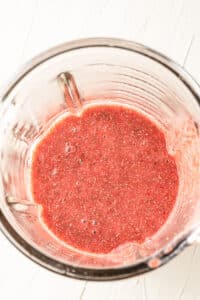 raw strawberry jam