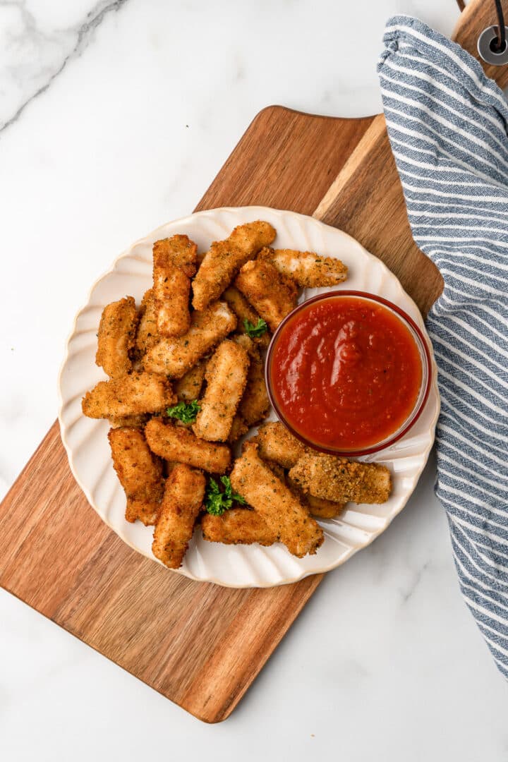 Vegan Mozzarella Sticks Vegan recipes by VegKitchen