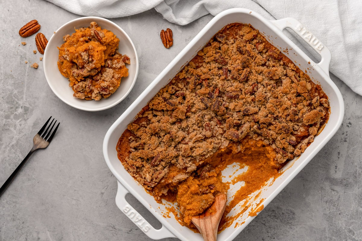 vegan sweet potato casserole