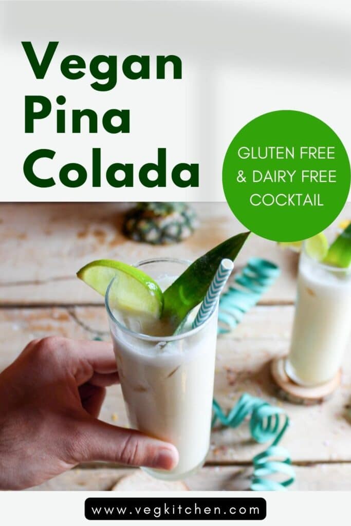 creamy pineapple and coconut drink