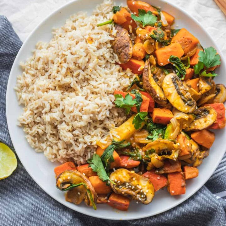 Image for Easy Pumpkin & Veggie Stir-fry