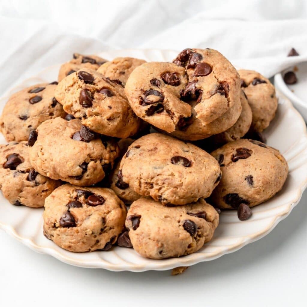 Chickpea Chocolate Chip Cookies Vegan Recipe by VegKitchen Karinokada