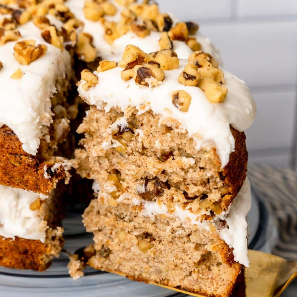 Healthy Chai-Spiced Carrot Banana Bread with Cream Cheese Frosting
