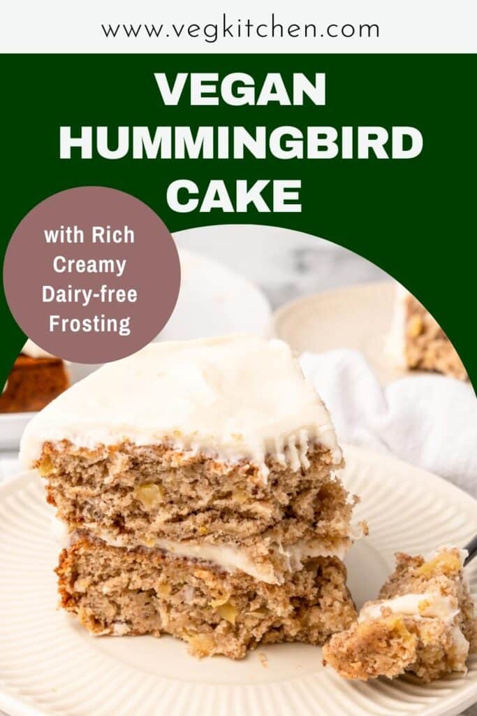vegan hummingbird cake