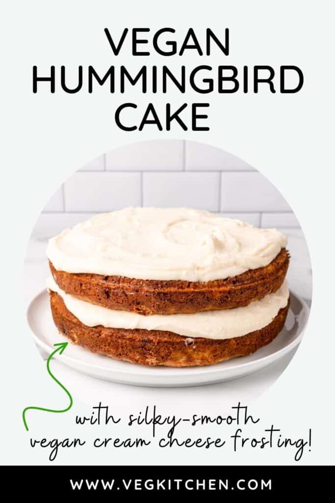 vegan hummingbird cake